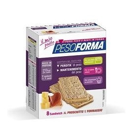 Pesoforma Sandwiches Prosciutto E Formaggio 8 Pezzi