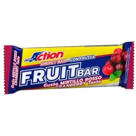 ProAction Fruit Bar Endurance Barretta Energetica Al Mirtillo Rosso 40 g