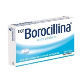 Neoborocillina Senza Zucchero 1,2mg   20mg Antisettico 16 Pastiglie