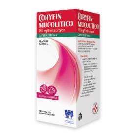 Coryfin Mucolitico Sciroppo 250 mg/5 ml Carbocisteina 200 ml