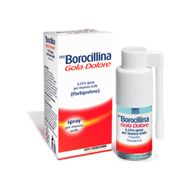Neoborocillina Gola Dolore Flurbiprofene Spray 15 ml