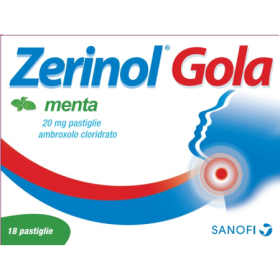 Zerinol Gola Menta 20mg Ambroxolo Cloridrato 18 Pastiglie