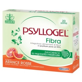 Psyllogel Fibra Integratore Intestinale Gusto Arancia Rossa 20 Bustine
