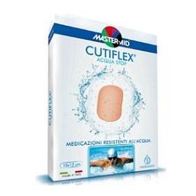 Cutiflex Acqua Stop Medicazione In Poliuretano Elastica E Trasparente 10x8 cm 5 Pezzi