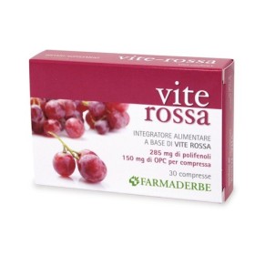 Farmaderbe Vite Rossa Integratore 30 Compresse