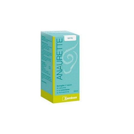 Anaurette Spray Lavaggio Orecchio Per Rimuovere il Cerume 30 ml