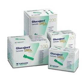 Glucoject Lancets Plus 33G Lancette Pungidito 25 Pezzi