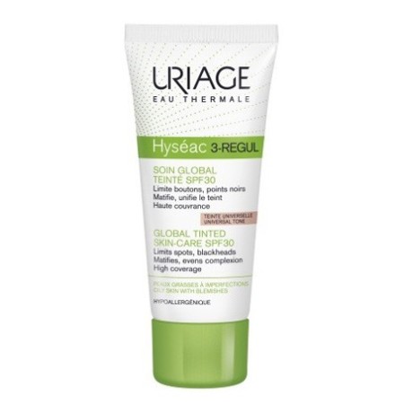 Uriage Hyséac 3-Regul Trattamento Globale Colorato SPF 30 Anti-imperfezioni Viso 40 ml