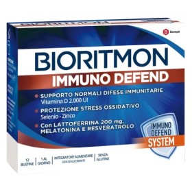 Bioritmon Immuno Defend Integratore Difese Immunitarie 12 Bustine