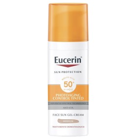 Eucerin Sun Photo Aging Control Tinted Anti-età Gel Crema SPF50  Colore Medium 50 ml