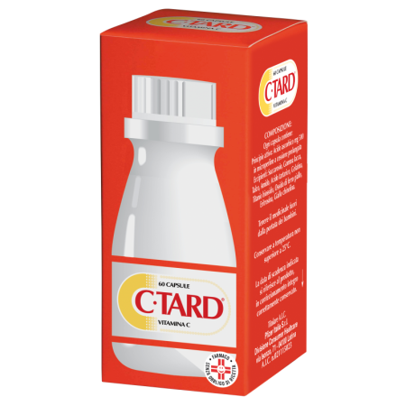 C-Tard 500 mg Vitamina C 60 Capsule Rilascio Prolungato