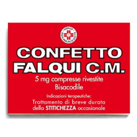 Confetto Falqui C.M. 5 mg Bisacodile Stitichezza 20 Compresse