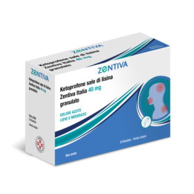 Ketoprofene Sale di lisina Zentiva 40 mg 24 Bustine
