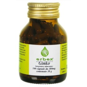 Erbex Ginkgo Biloba Integratore 100 Capsule