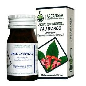 Pau d'Arco 500 mg Integratore Sistema Immunitario 60 Capsule