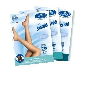 Sauber Linea Classica Collant Pre-maman 140 Den Colore Nero Taglia 4