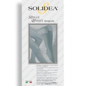 Solidea Relax Unisex Class 1 Gambaletto Compressivo Punta Chiusa Colore Nature Taglia M