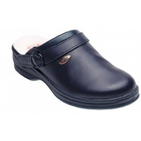 Dr. Scholl New Clog Bonus Liscio Pelle Blue Navy n°38