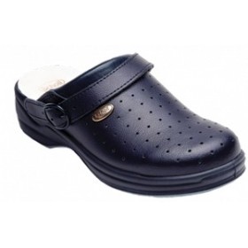 Dr. Scholl New Clog Bonus Fori Pelle Blue Navy n°41