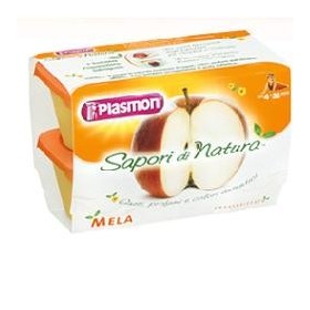 Plasmon Omogeneizzati Di Frutta Sapori Di Natura Alla Mela 4x100 g  4m