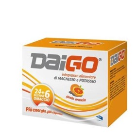 Daigo Magnesio e Potassio Integratore Gusto Arancia 30 Bustine