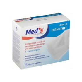 Med's Compresse Di Garza Sterile TNT 18 x 40 cm 12 Pezzi