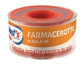 Med's Cerotto Tela In Rocchetto 5 m x 1,25 cm