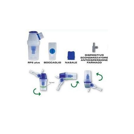 Fleam Nuova Set Ampolla Areosolterapia RF6 Plus