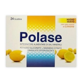 Polase Classico Integratore Sali Minerali con Magnesio e Potassio Gusto Limone 24 Bustine