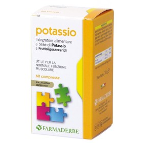 Farmaderbe Potassio Integratore Potassio Minerale 60 Compresse