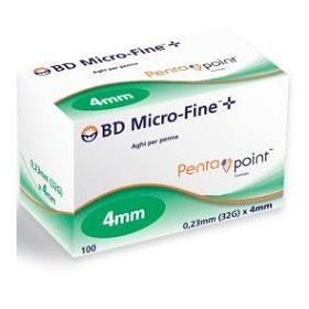 BD Micro-Fine Aghi 32GX4mm per Penna Insulina 100 pezzi