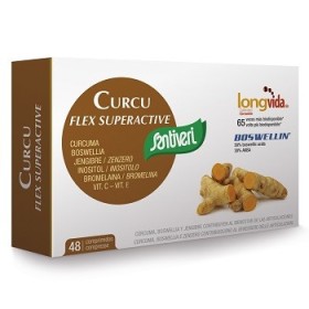 Santiveri Curcu Flex Superactive Integratore Muscolare 40 Compresse