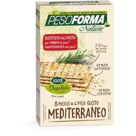 Pesoforma Nature Pasto Gusto Mediterraneo 4 Pasti 240 g