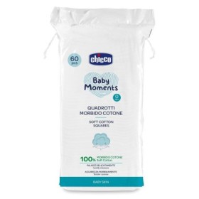 Chicco Baby Moments Quadrotti In Cotone 60 Pezzi