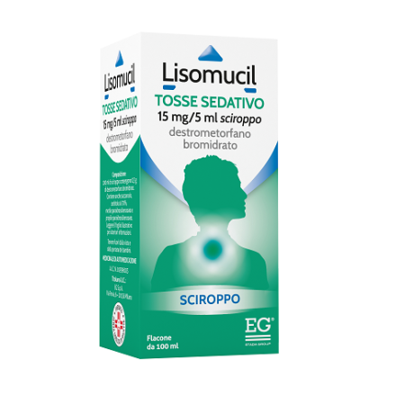 Lisomucil Tosse Sedativo 15 mg/5 ml Sciroppo Tosse Secca 100 ml